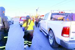 Héctor Guzmán provoca choque por alcance en Monclova