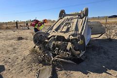 Accidente en carretera 57: dos personas fallecen en Ramos Arizpe