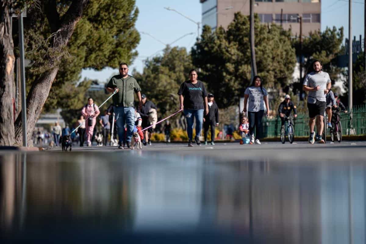 Familias disfrutan de Ruta Recreativa