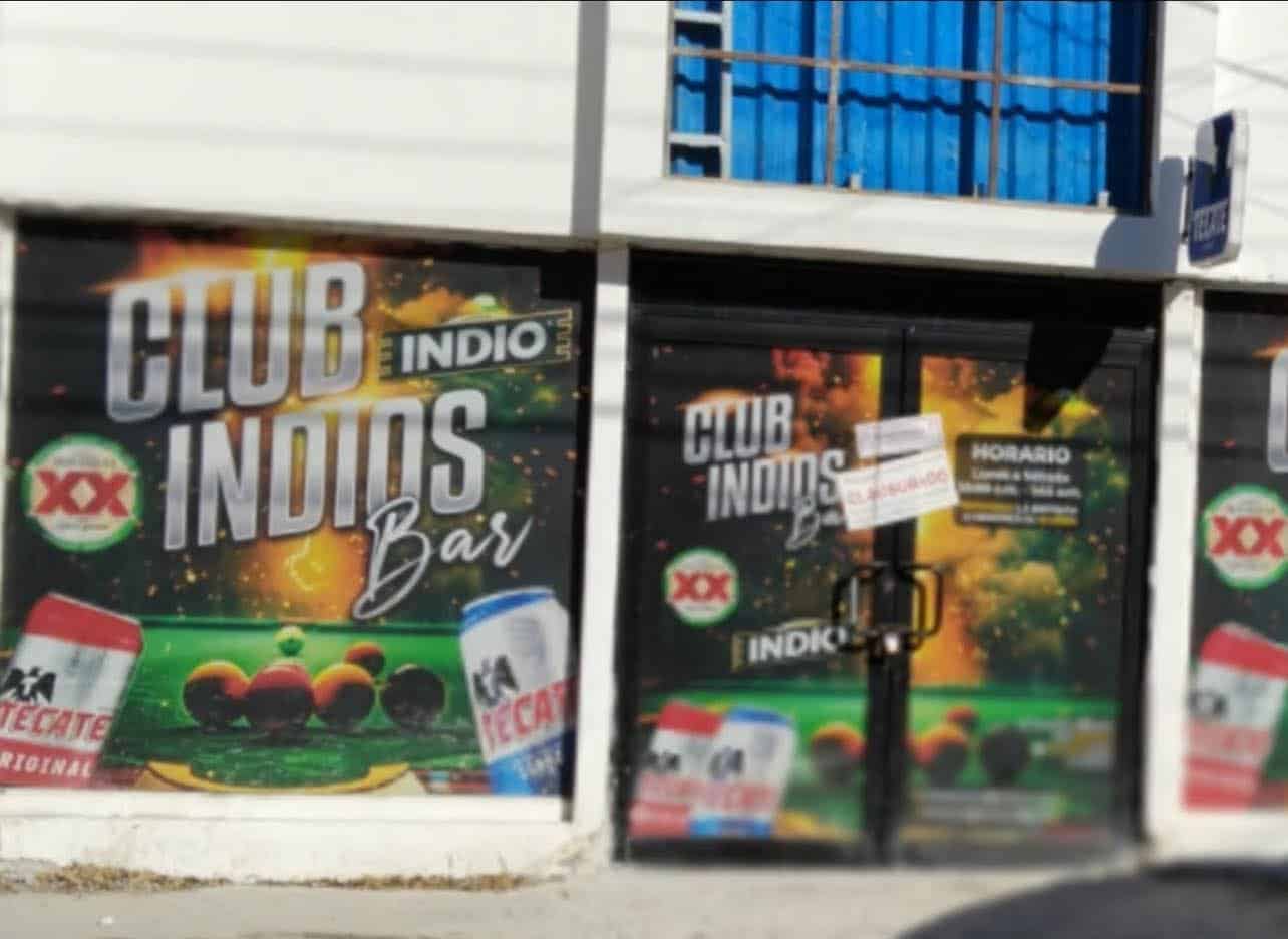 Clausuran Club Indios Bar tras operativo de seguridad en Nava