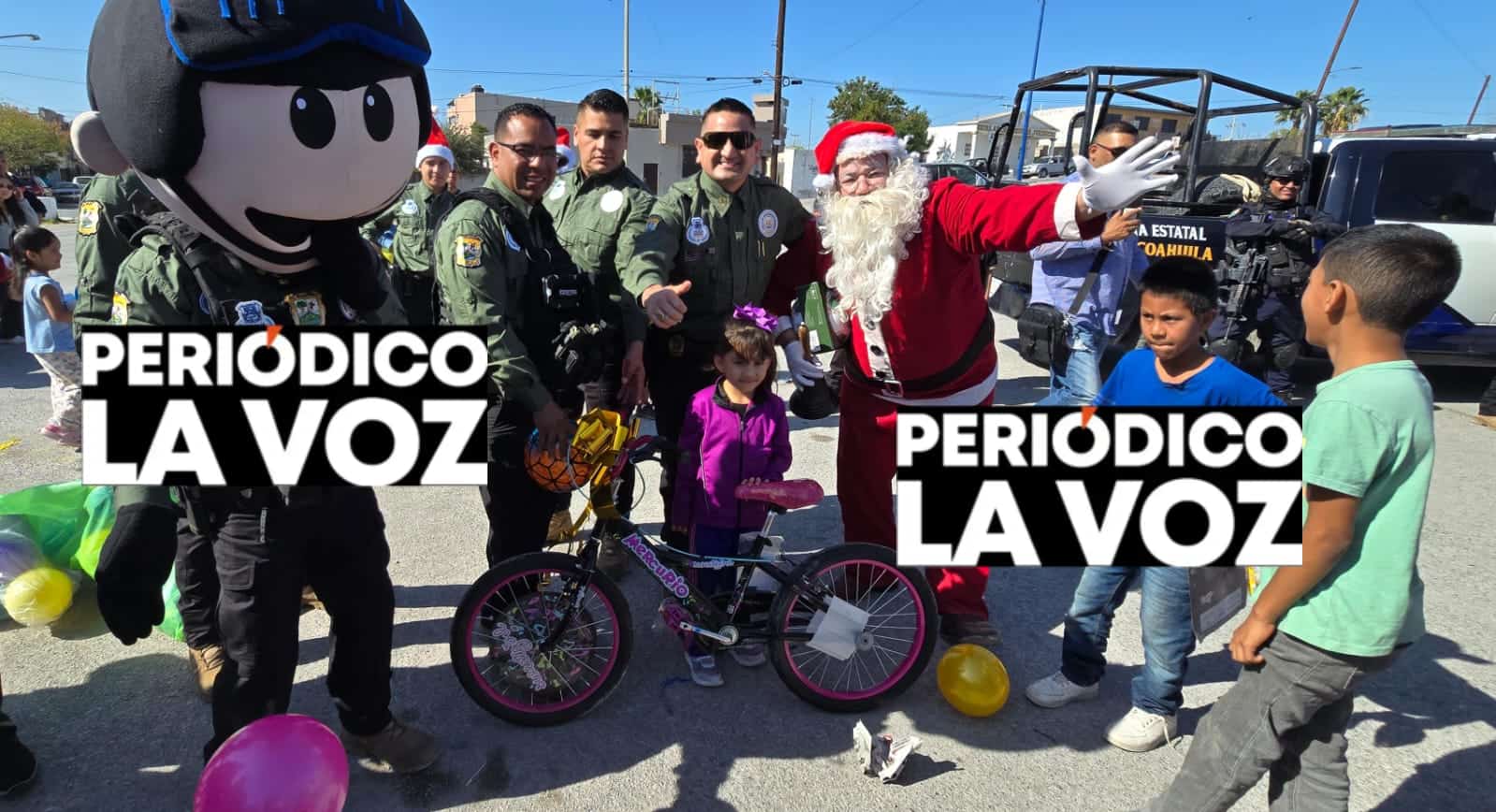 AIC regala sonrisas en posada para la ni&ntilde;ez monclovense