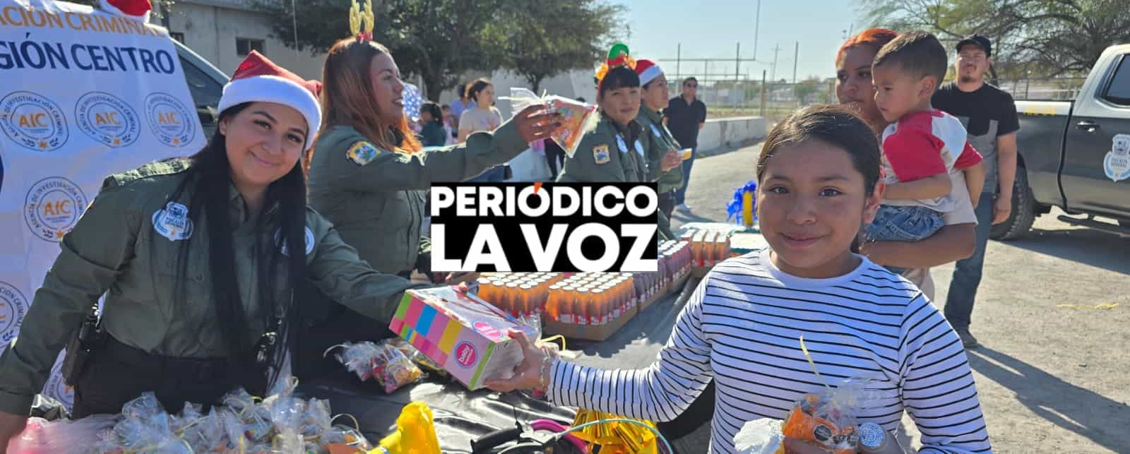 AIC regala sonrisas en posada para la ni&ntilde;ez monclovense