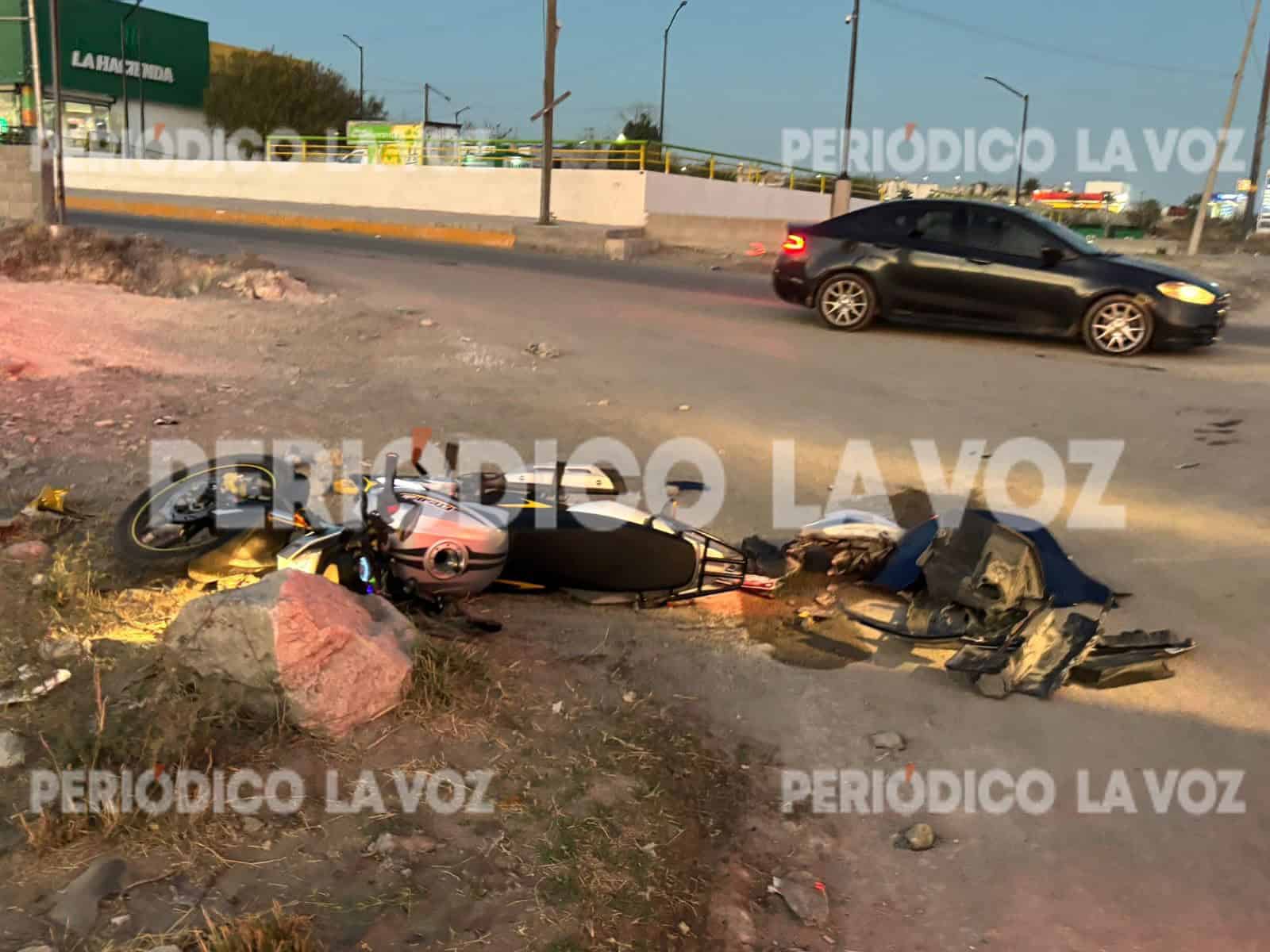 Motociclista resulta gravemente herido en Casta&ntilde;os