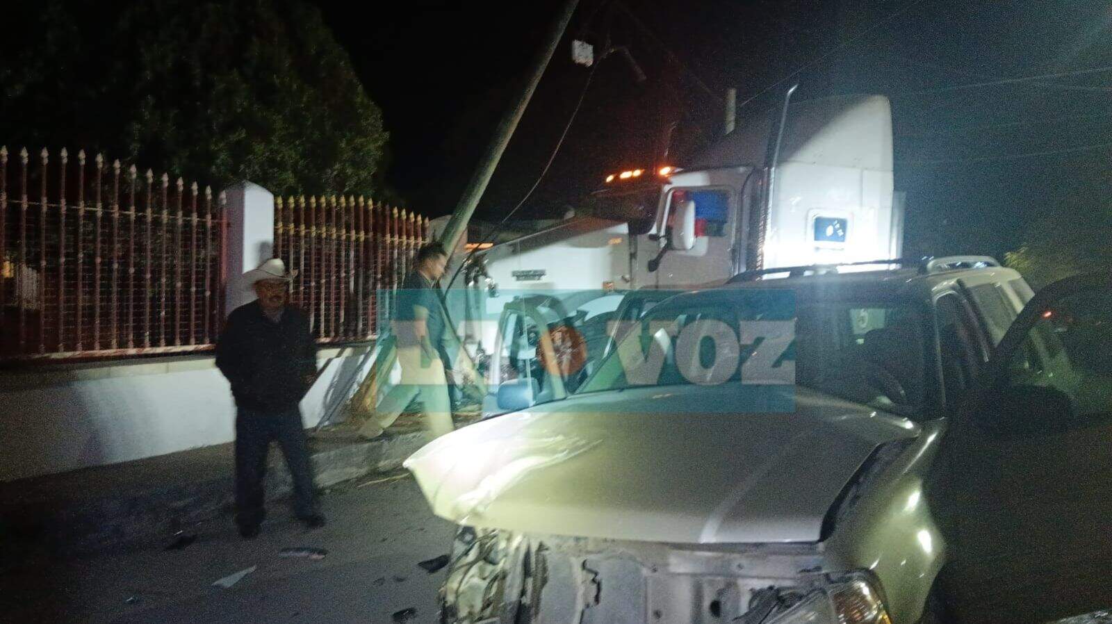 Dos personas heridas en accidente de Daniel N en Melchor M&uacute;zquiz