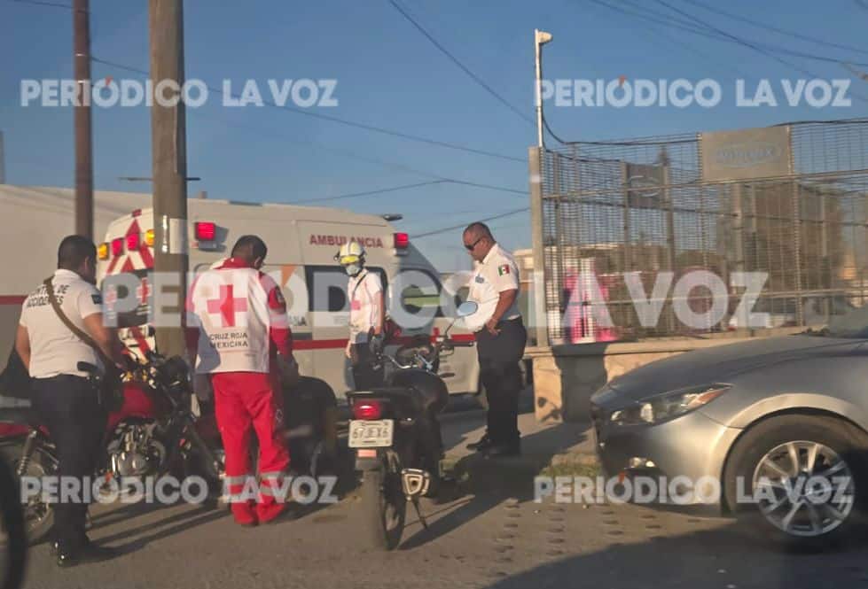 Motociclista lesionado en choque: Jason Rodr&iacute;guez en Monclova