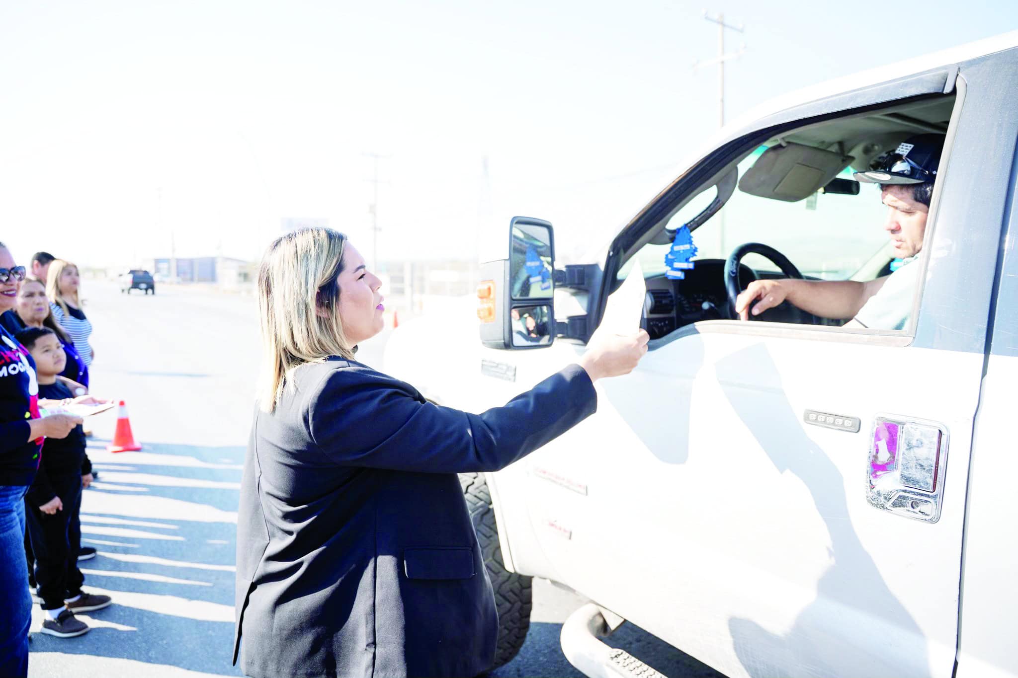 Yesica Sifuentes Zamora arranca operativo Bienvenido Paisano en Casta&ntilde;os