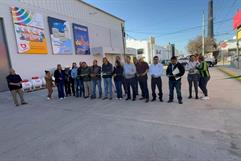 Oscar Ríos entrega pavimentación en Nueva Rosita: 804 mil pesos invertidos