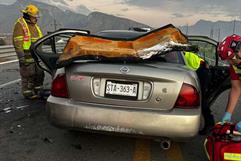 Accidente automovilístico deja dos lesionados en Ramos Arizpe