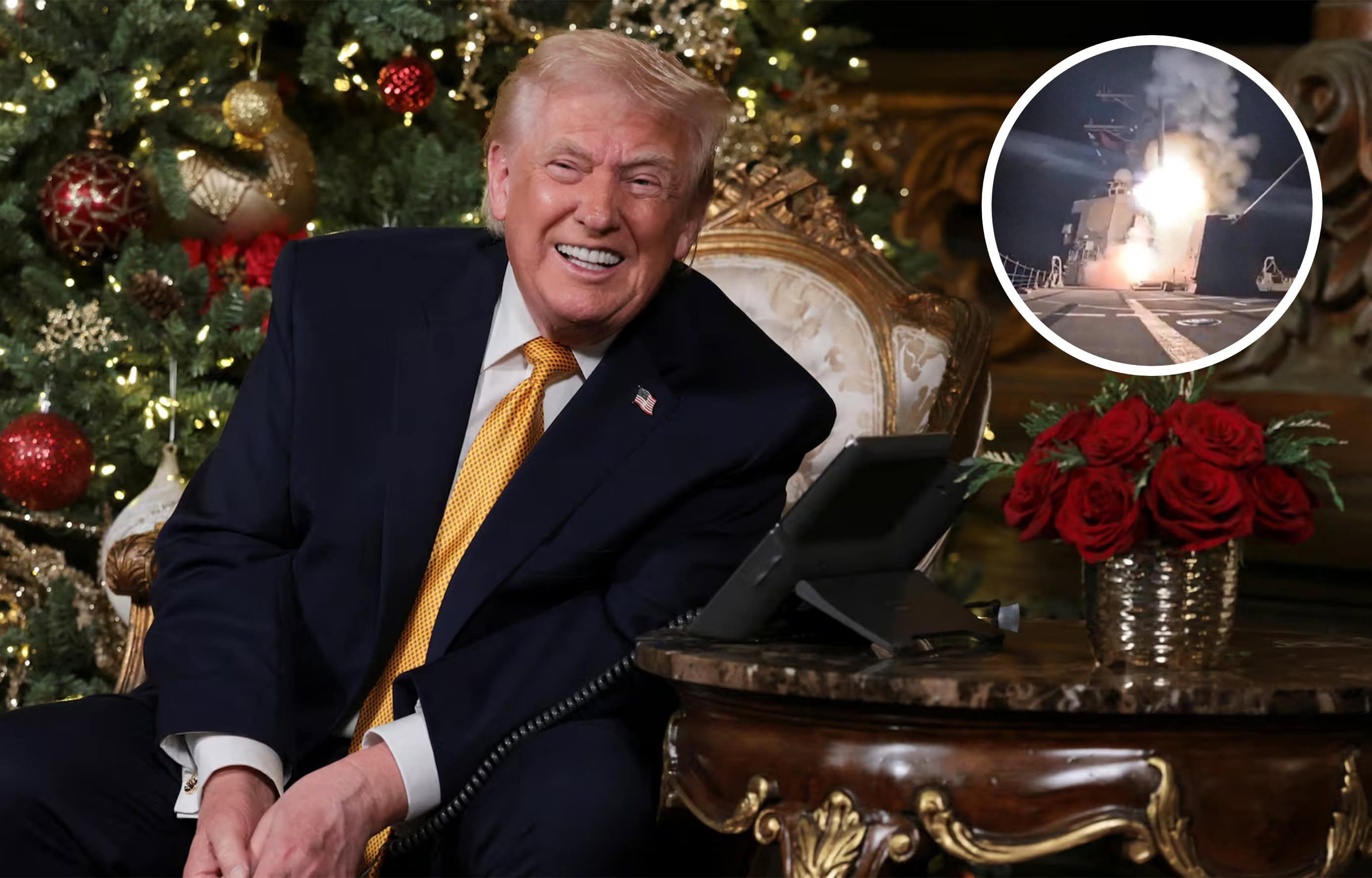 Trump anuncia ofensiva contra ISIS en Nigeria y lanza mensaje navide&ntilde;o tras el ataque