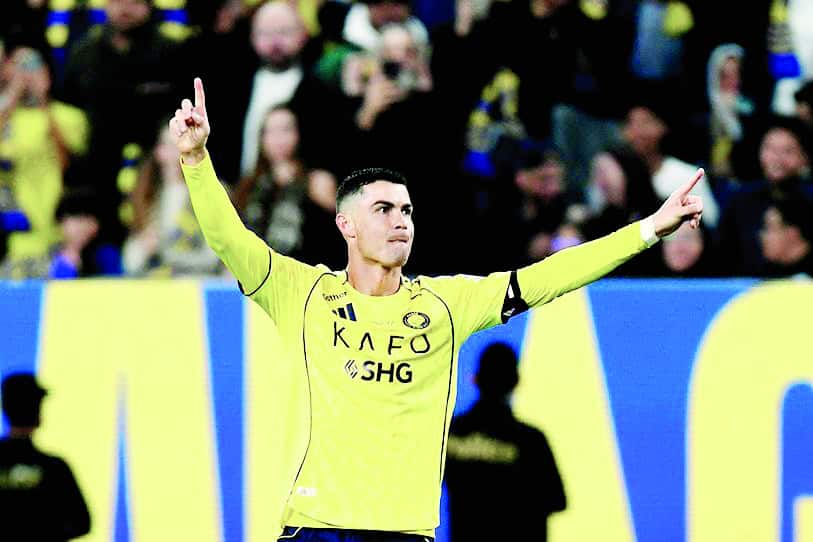 Cristiano Ronaldo anota doblete y se acerca a los 1000 goles en Arabia Saudita