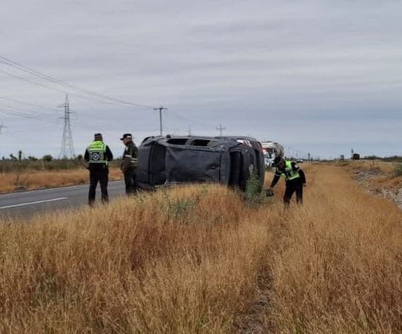 Accidente en carretera 57 deja un lesionado en Sabinas