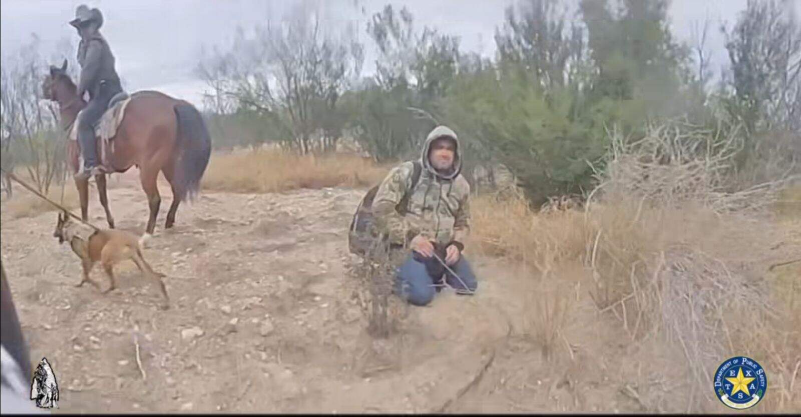 Ubica DPS a  dos migrantes  entre la maleza con apoyo de binomio canino