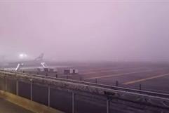 Aterrizajes en AICM suspendidos por neblina: precauciones en vialidades