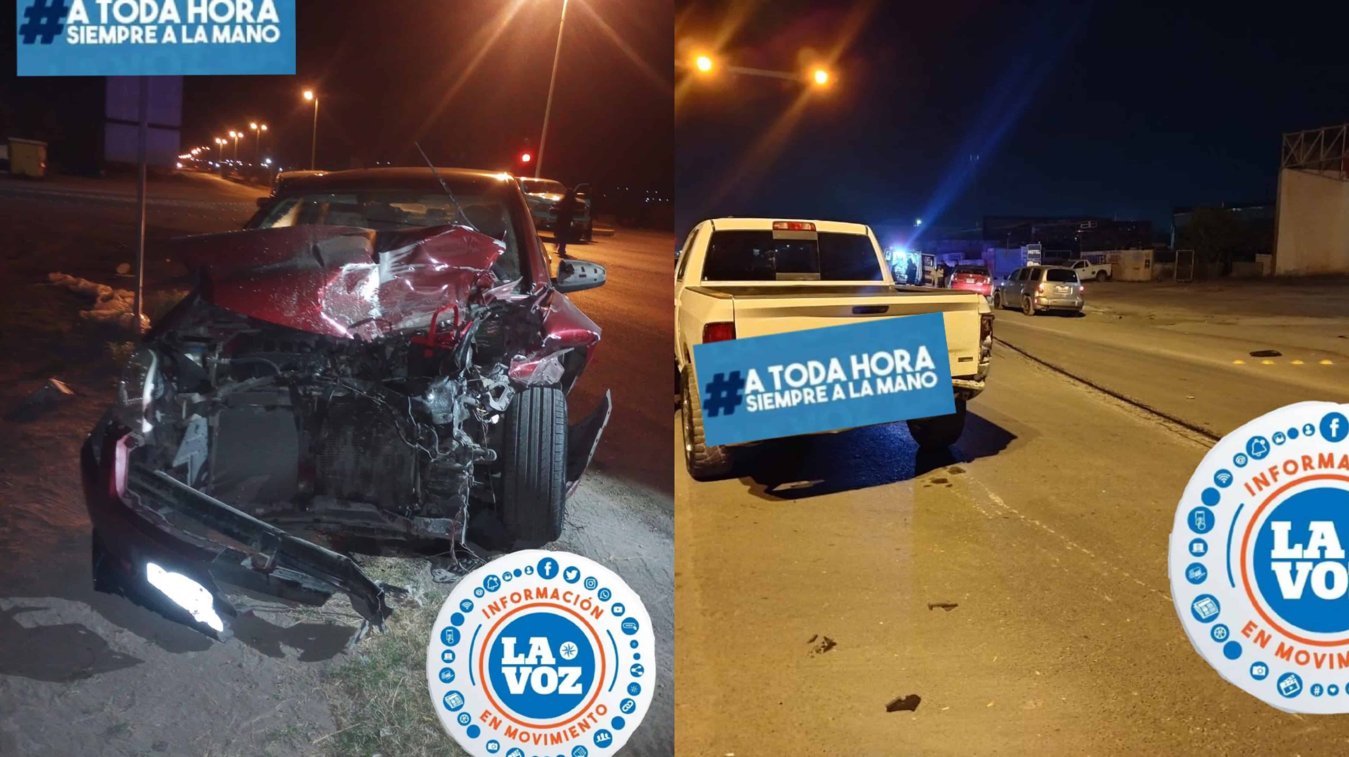 Conductor ebrio provoca accidente en Frontera: cuatro heridos