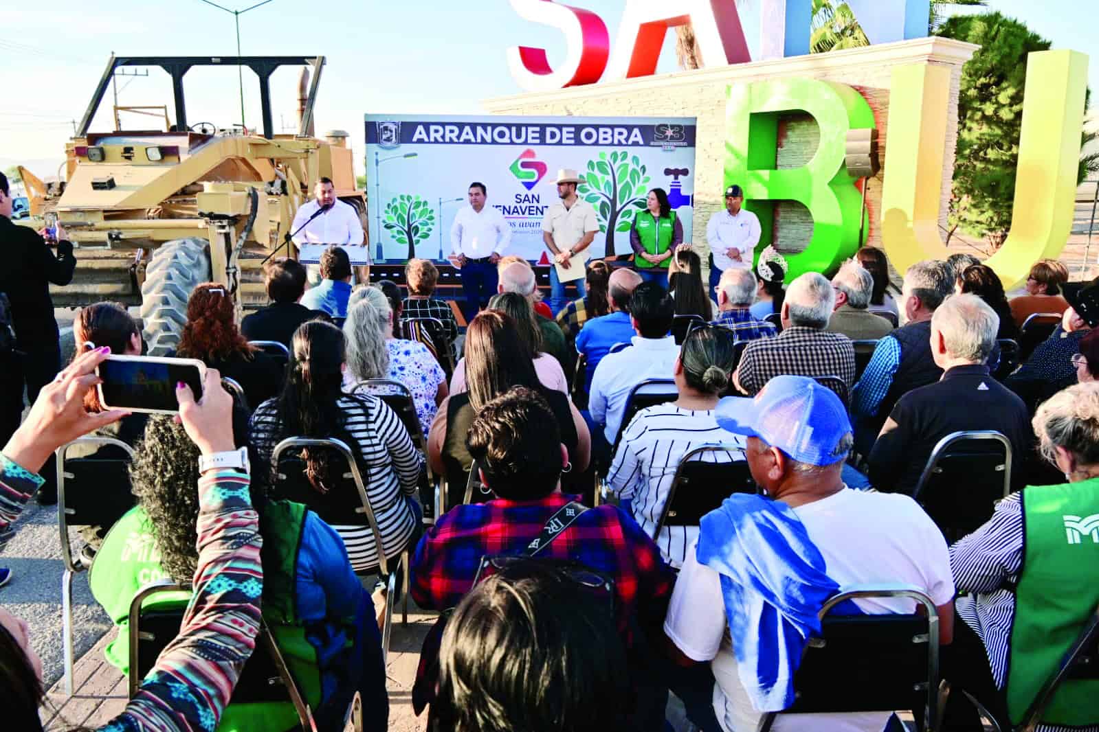 Jes&uacute;s Javier Flores arranca recarpeteo en San Buenaventura: mejora vialidad