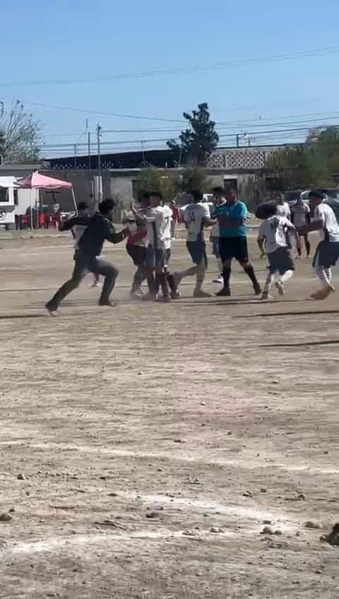 Trifulca en Minita Siete durante partido local de f&uacute;tbol