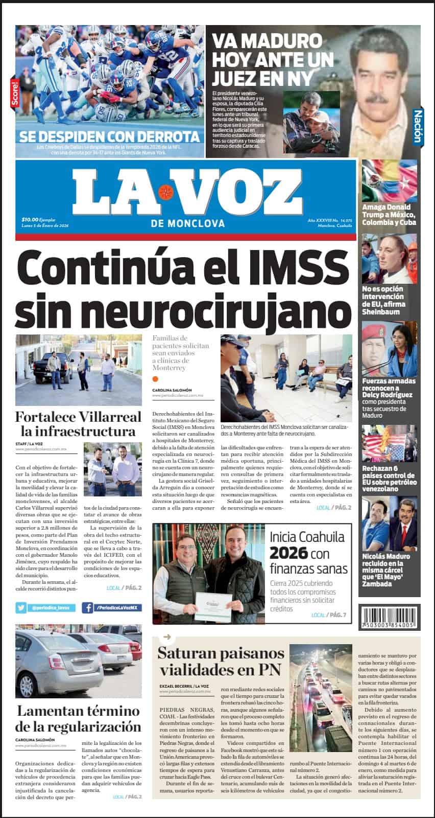 Portada Monclova