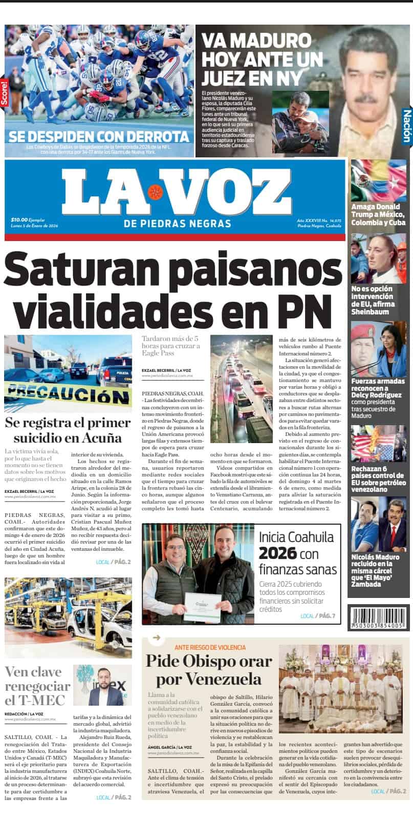 Portada Piedras Negras