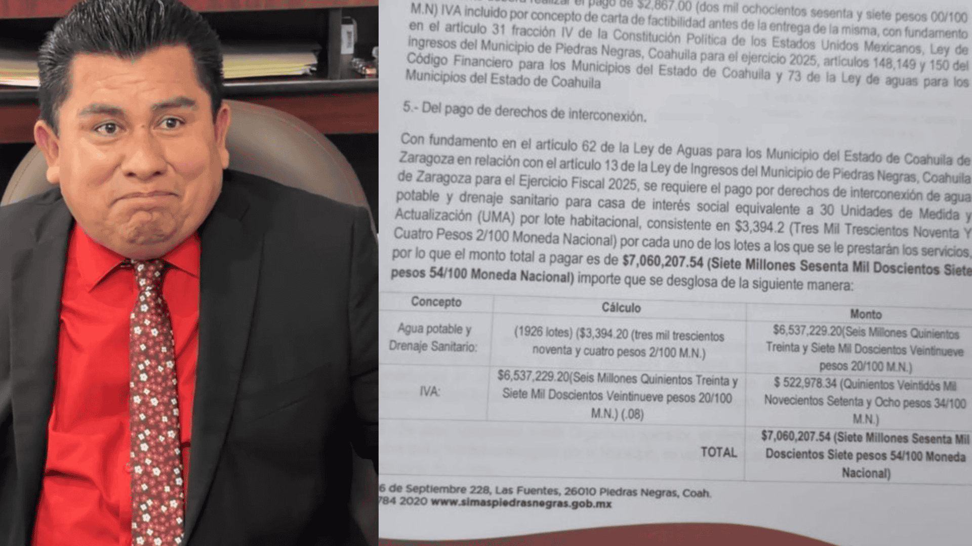 Simas investiga irregularidades en factibilidad otorgada a Manter: Lorenzo Menera