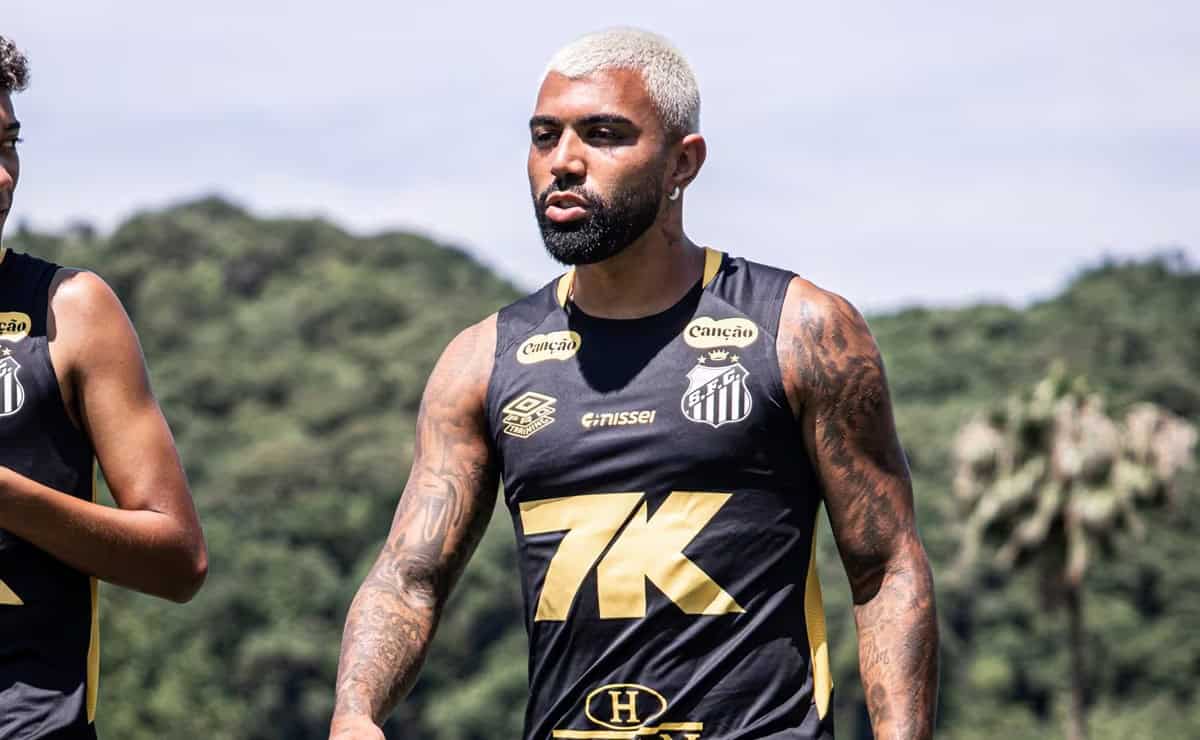 Gabigol enfrenta amenaza de la barra en su regreso al Santos