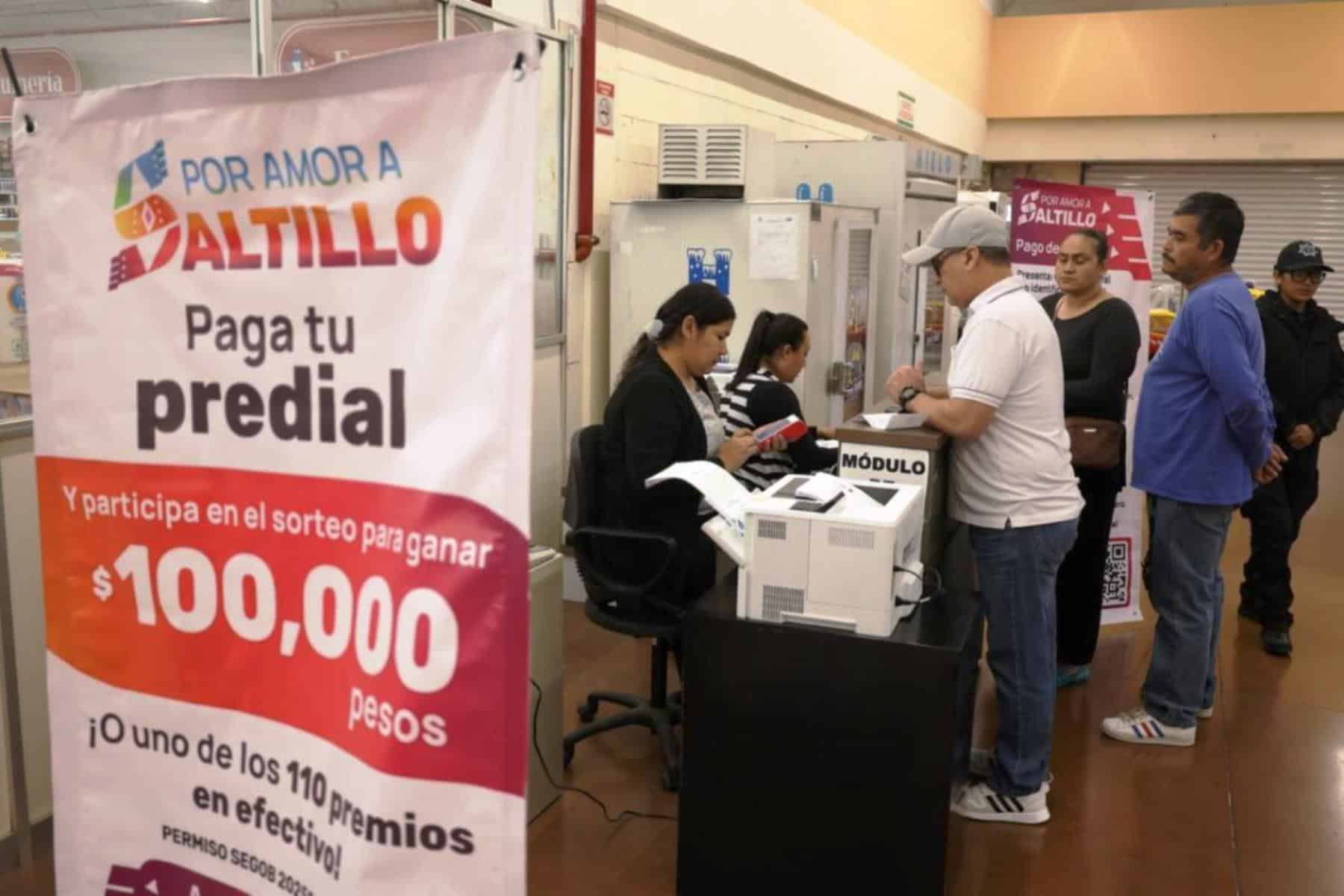 16 m&oacute;dulos disponibles para el pago del impuesto predial en Saltillo