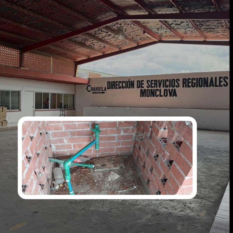 Roban bomba de agua y cableado en oficinas de Servicios Educativos en Monclova