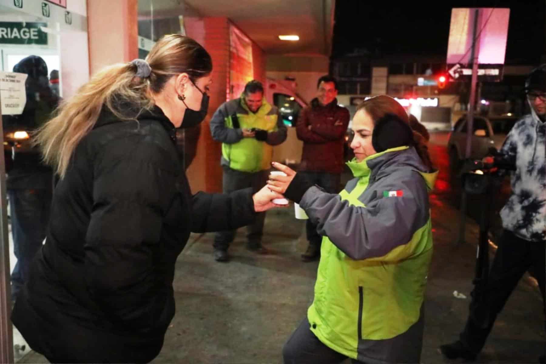Frente fr&iacute;o 27: Saltillo se prepara con refugios temporales
