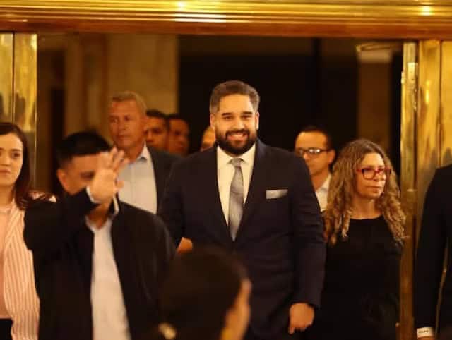 Mitin en Caracas: Nicol&aacute;s Maduro Guerra apoya a Delcy Rodr&iacute;guez