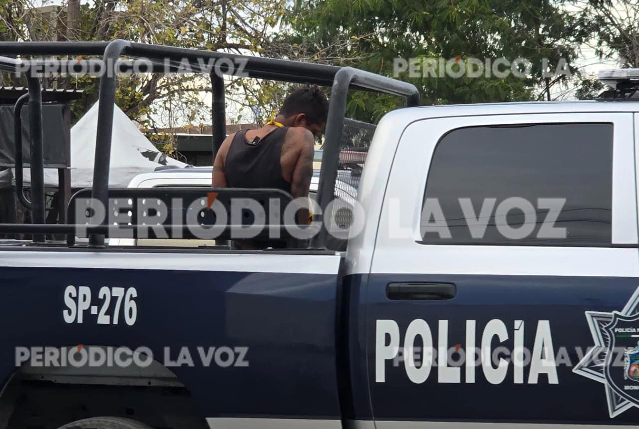 Juan N es asegurado por la polic&iacute;a en Monclova tras inhalar sustancias t&oacute;xicas
