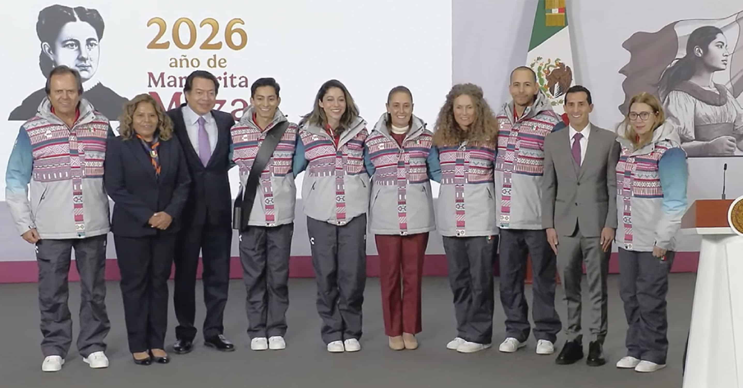 Claudia Sheinbaum abander&oacute; a atletas mexicanos para Juegos Ol&iacute;mpicos: Mil&aacute;n Cortina 2026