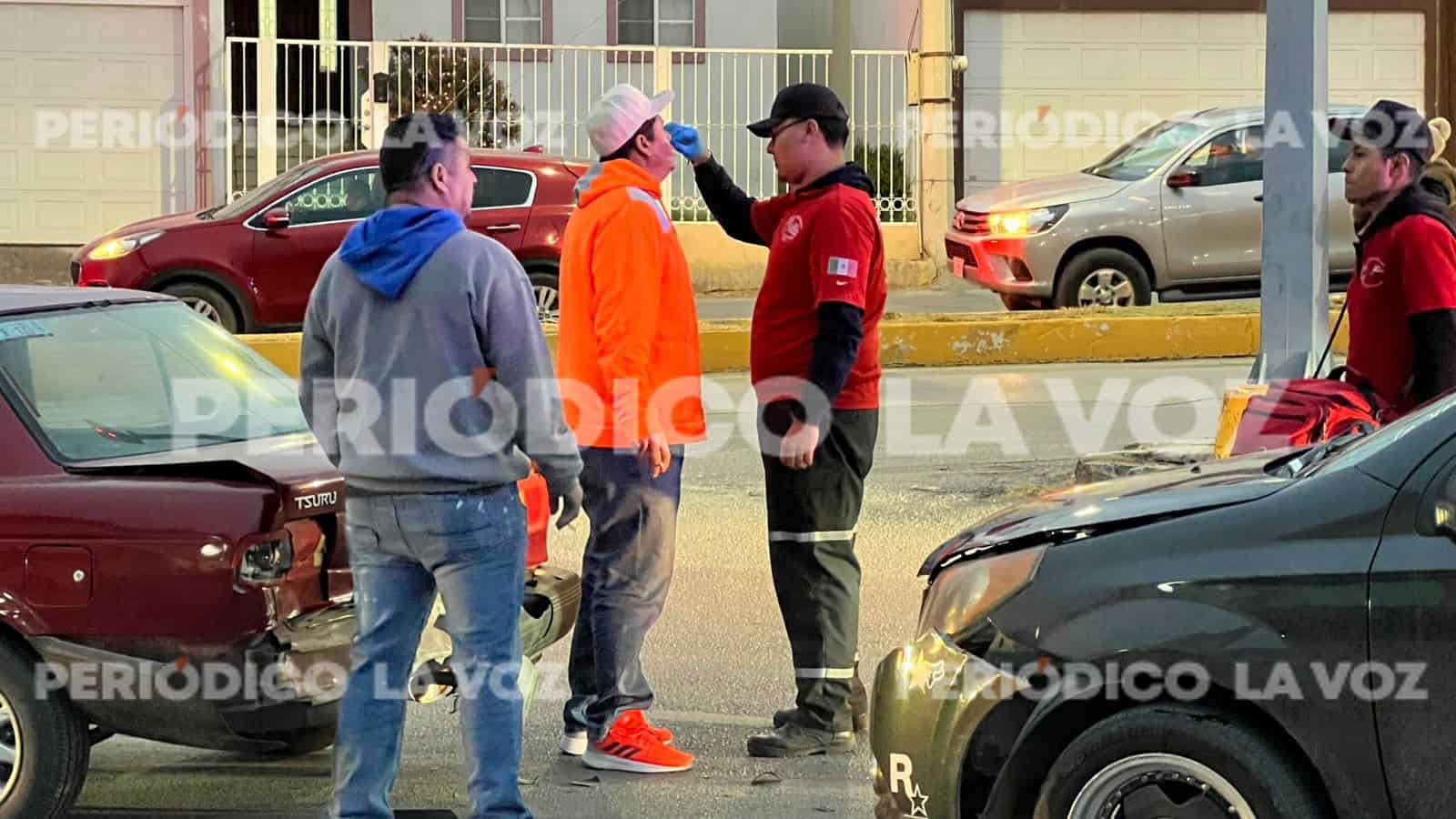 Choque en cadena en Monclova provoca congestionamiento vial severo