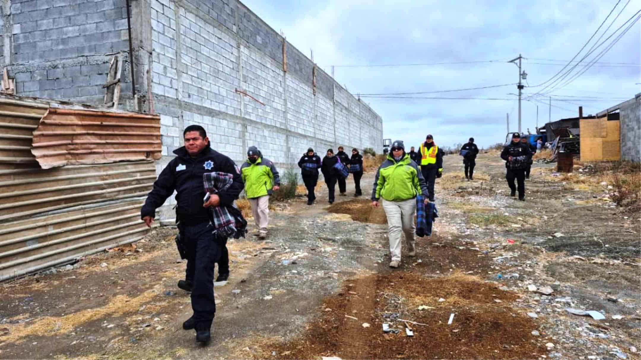 Apoyo municipal ante bajas temperaturas en Saltillo