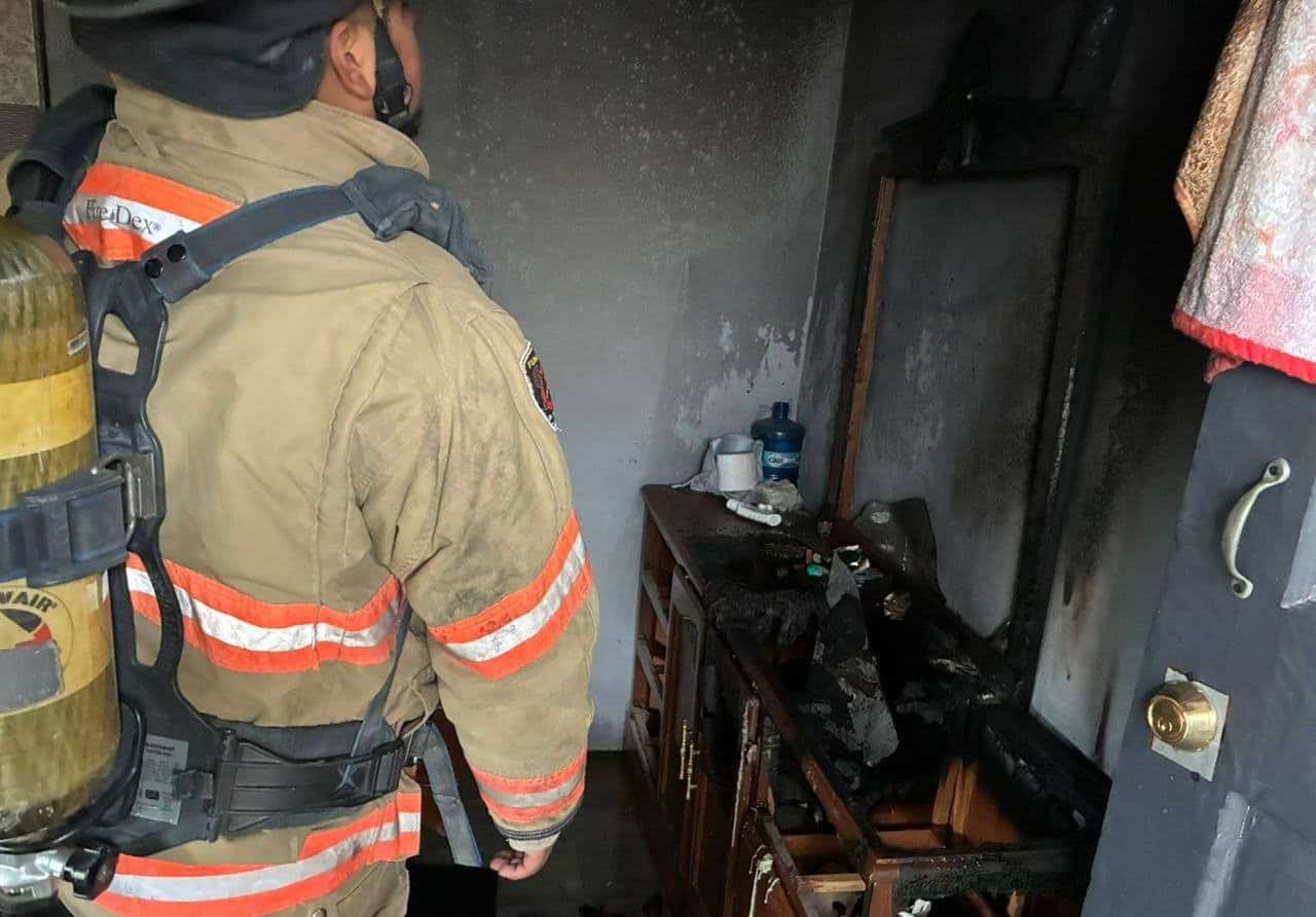 Controlan incendio en vivienda de la colonia Presidentes, en Allende
