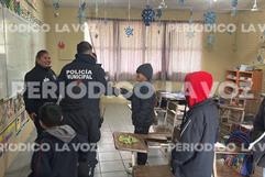 Policía Escolar Frontera realiza actividades en Ejido Fresnillo