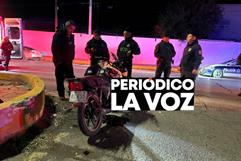Joven motociclista hospitalizado tras chocar en Monclova
