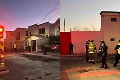 Rescatan a dos jóvenes atrapadas en incendio en Portal de Aragón