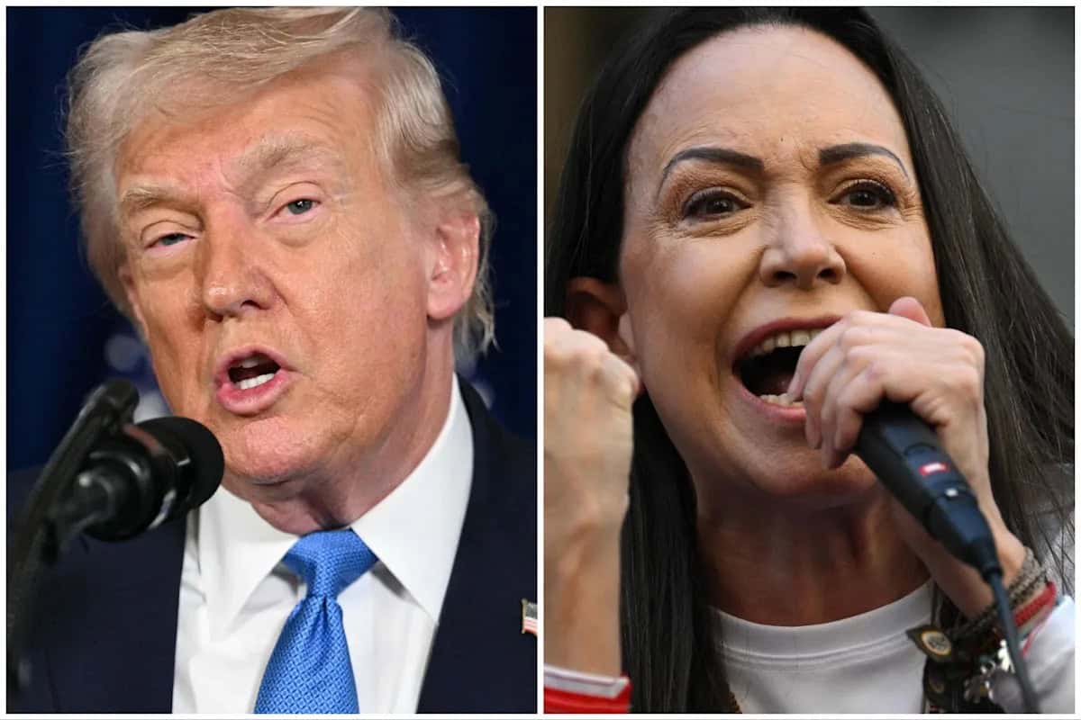 Trump no respalda a Mar&iacute;a Corina Machado como presidenta de Venezuela