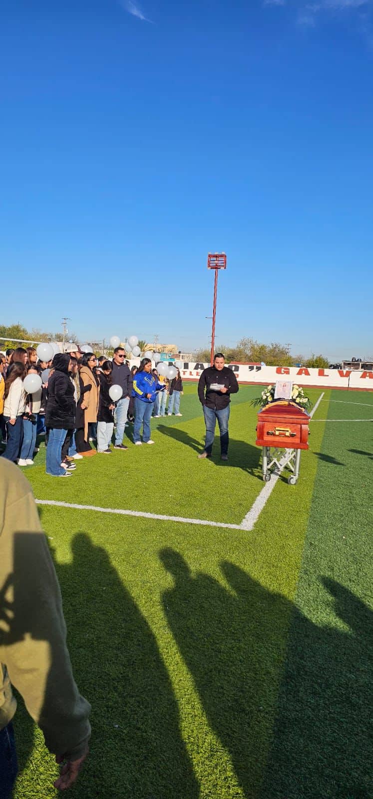 Emotivo homenaje a Liah Fernanda en Frontera