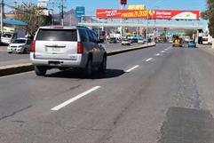 Delimitación de carriles centrales en Saltillo para mejorar seguridad vial