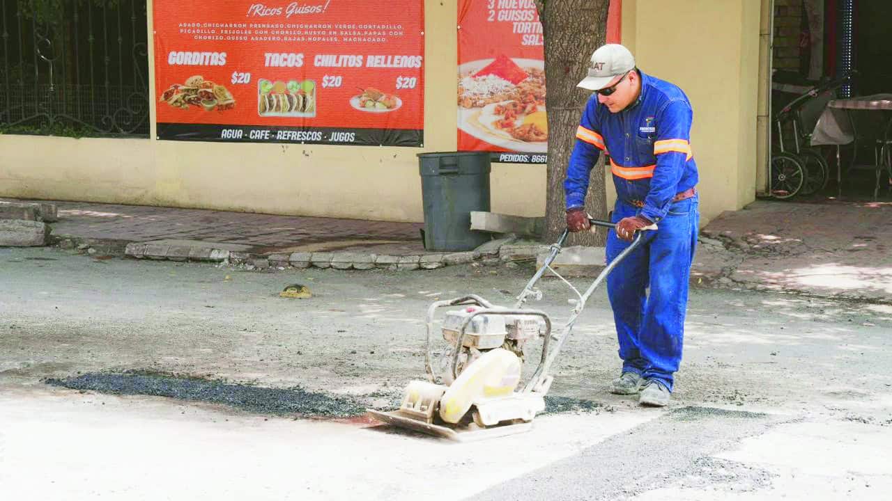Cierre temporal en calles de Frontera por trabajos de bacheo