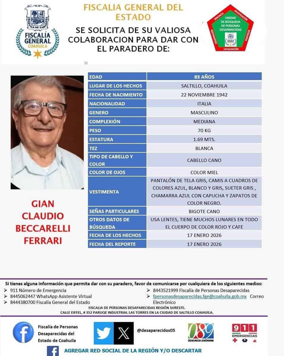 Localizan al Presb&iacute;tero Gian Claudio