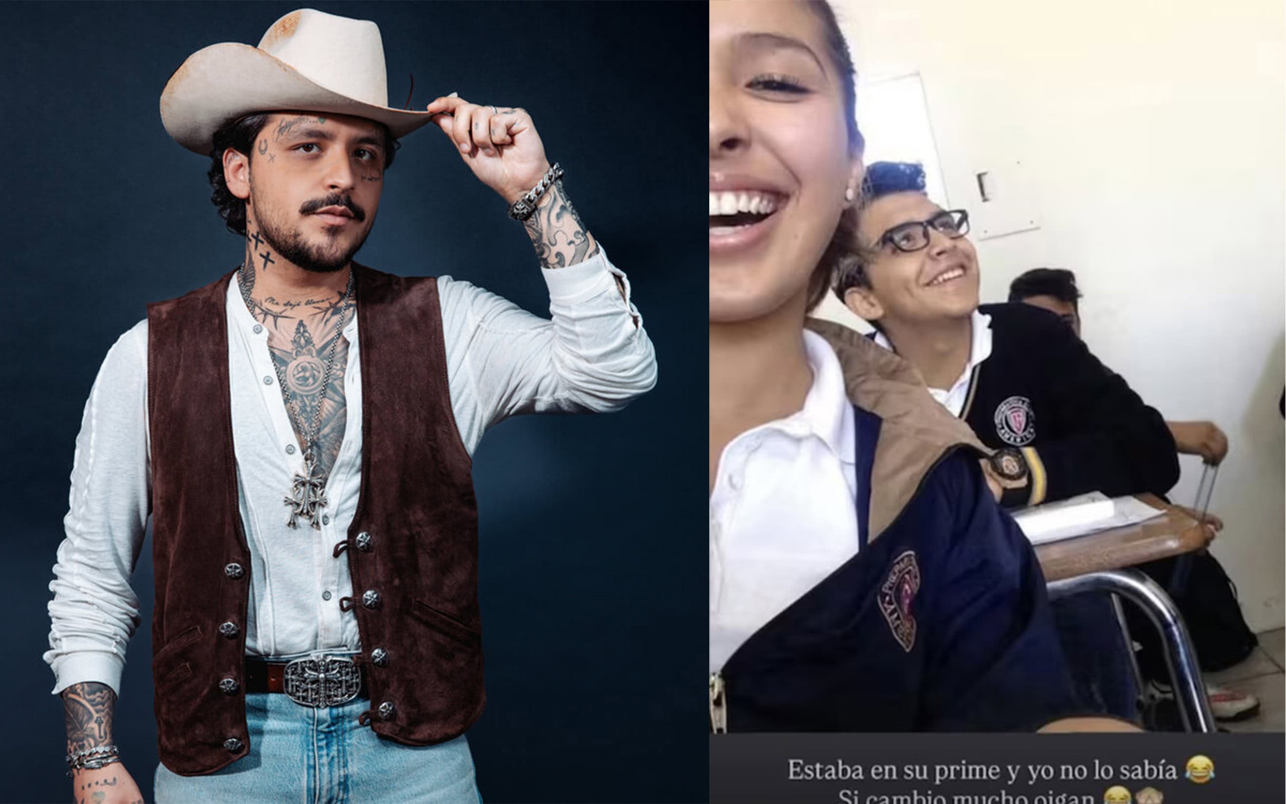 Exnovia de Christian Nodal revive su romance con fotos nunca antes vistas en trend del 2016