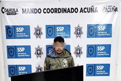Detienen a joven con televisión y electrónicos presuntamente robados en Ciudad Acuña