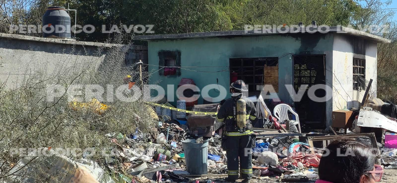 Monclova: incendio por corto circuito en vivienda deshabitada