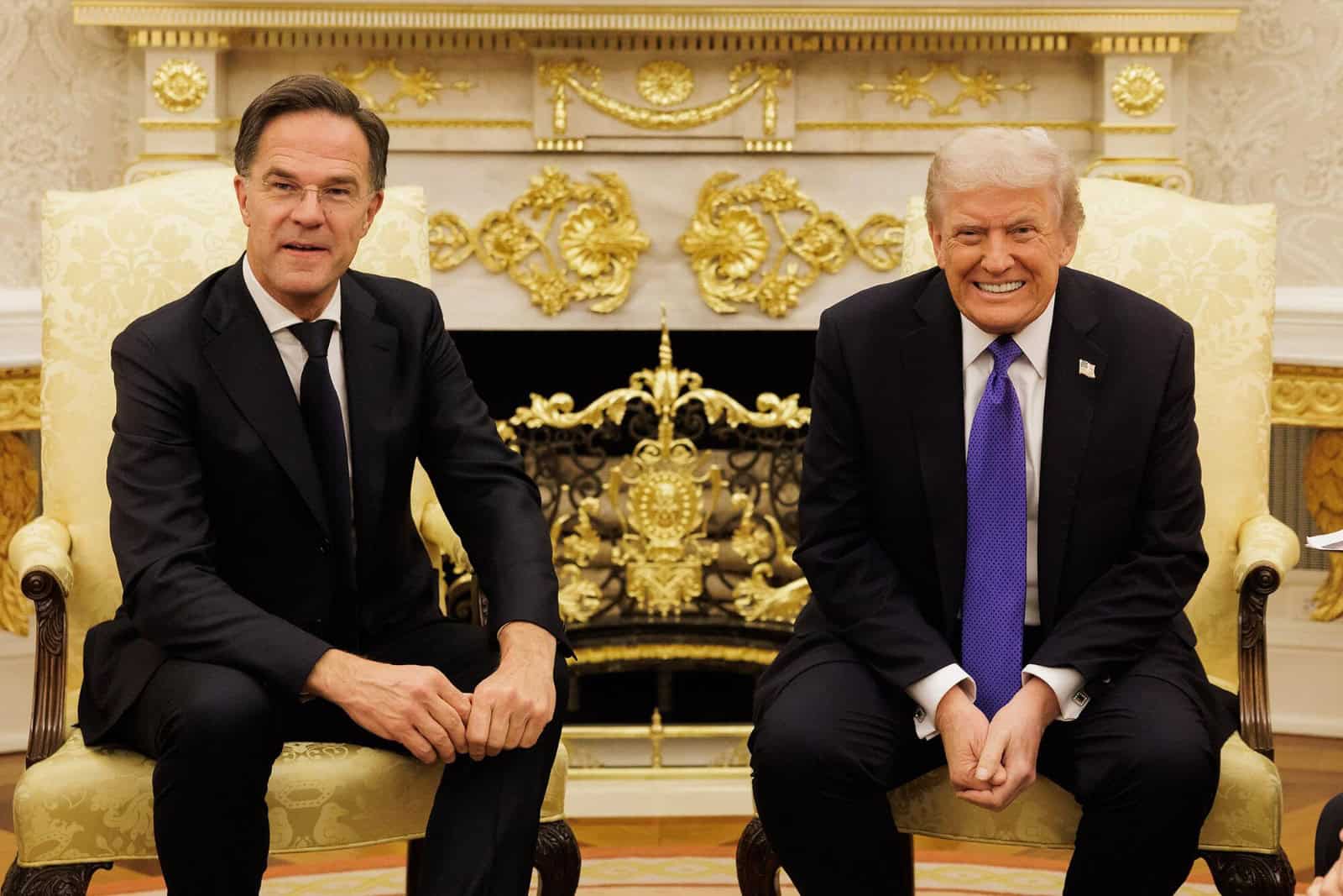 Trump y Rutte se re&uacute;nen en Davos para discutir Groenlandia