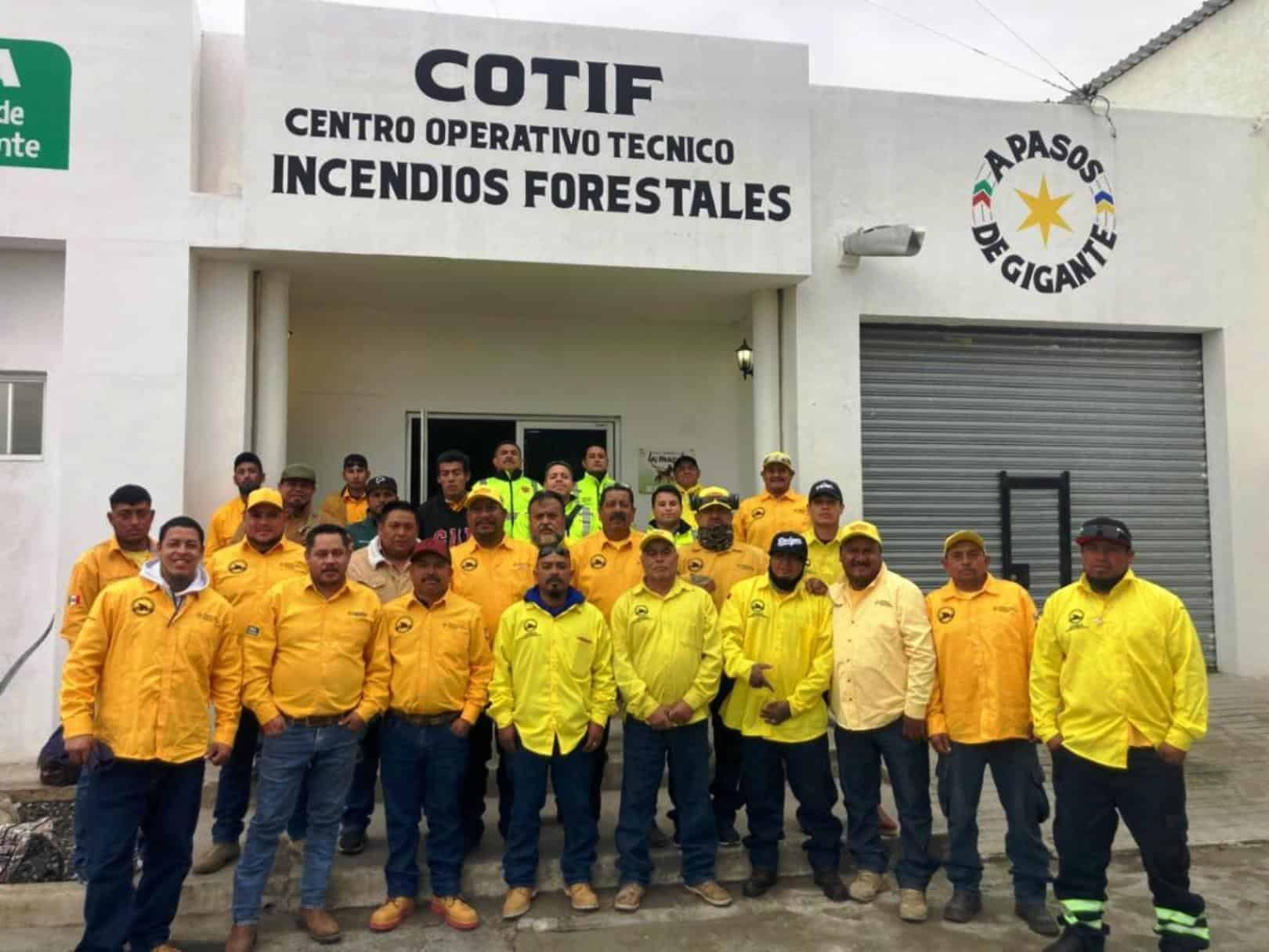 Brigadistas de Saltillo se capacitan en combate de incendios forestales