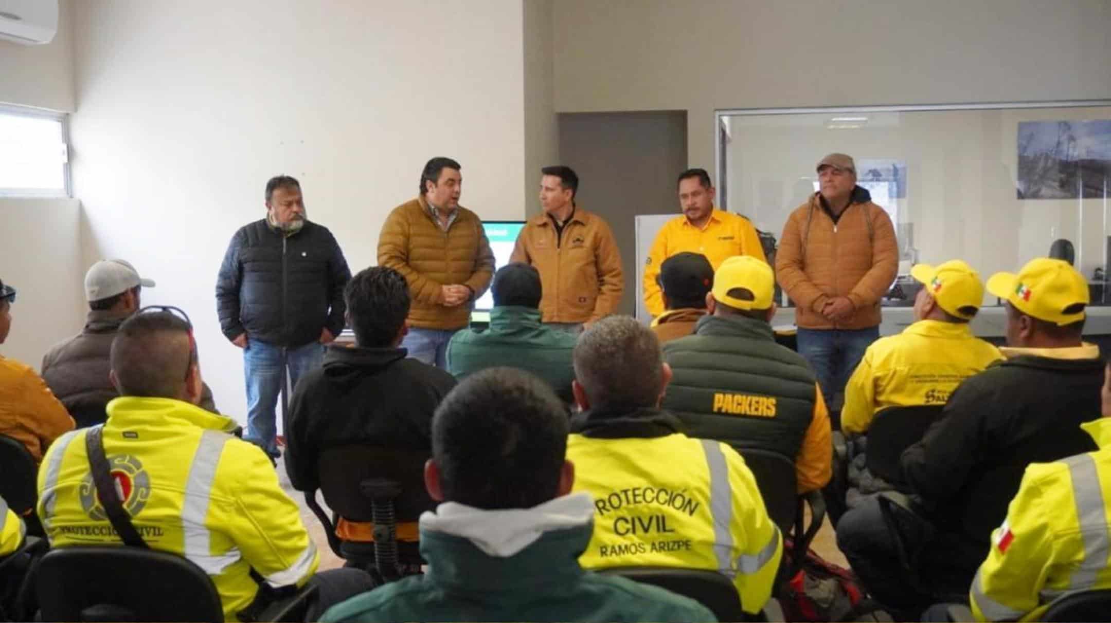 Brigadistas de Saltillo se capacitan en combate de incendios forestales