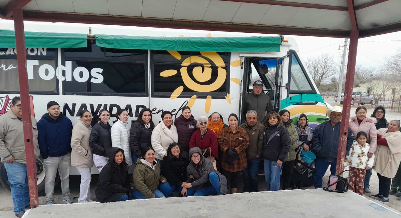 IEEA participa en convivio de "Navidad en el Campo" en el Ejido Palmira