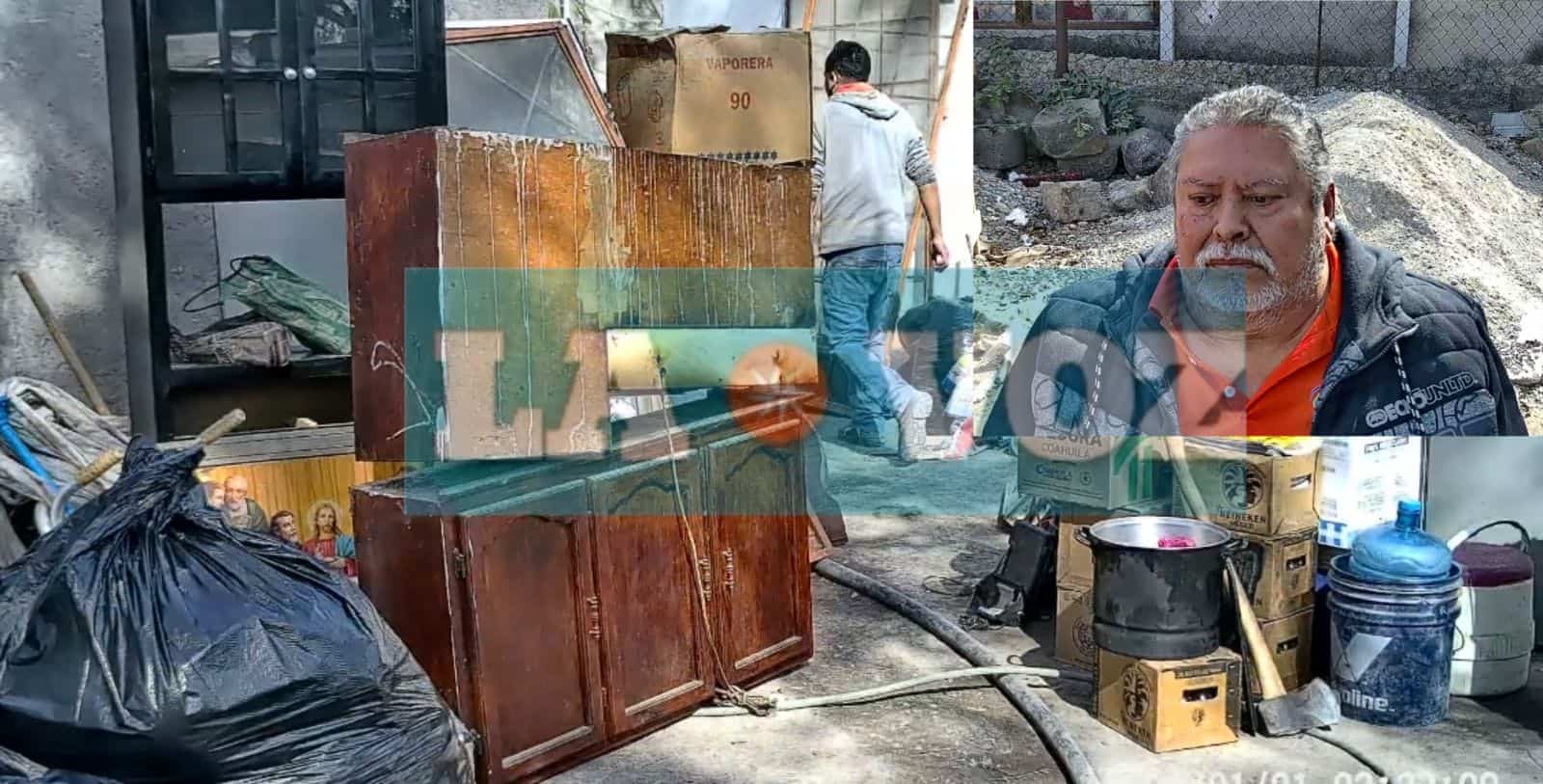 Desalojan a adulto mayor por deuda de su ex esposa