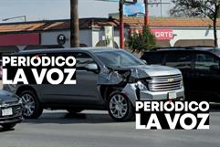 Accidente vial en Monclova: congestionamiento tras choque de camionetas